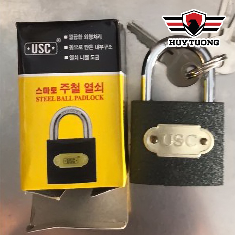 Ổ khóa bấm Hàn Quốc siêu bền ✅ FREESHIP ✅ Ổ khóa cửa bấm Hàn Quốc chịu lực siêu bền 38mm - Huy Tưởng