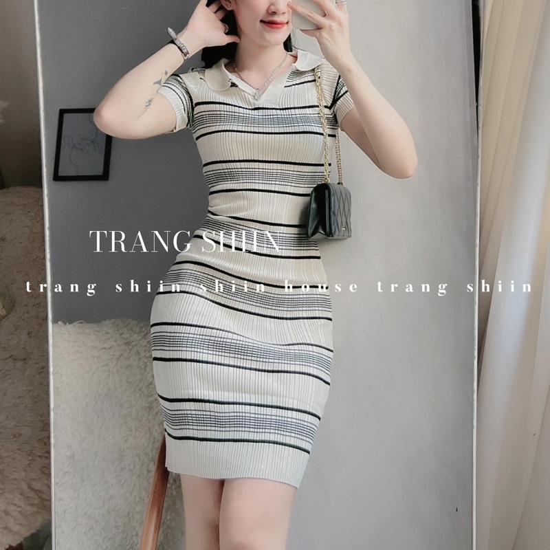 Đầm body len
