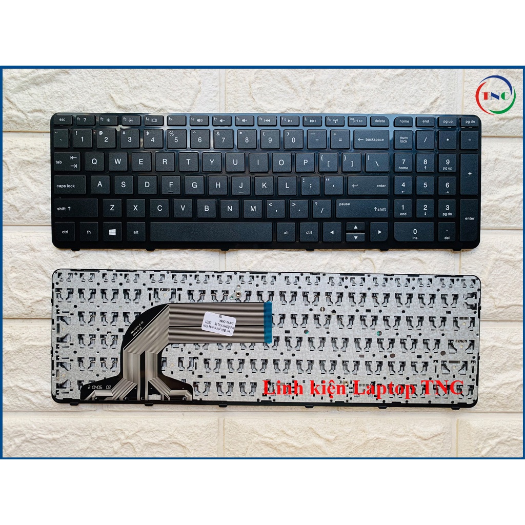 Bàn Phím Laptop HP Pavilion 15N 15E (Có Sẵn Khung)15-N 15-E 15-R 15R 15-E000 15-N000 15-R000 15-G000 Nhập Khẩu