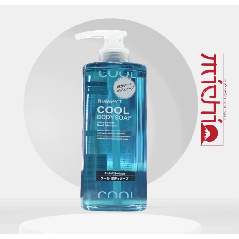 Sữa Tắm Cho Nam Cool Body Soap Pharmaact Nhật Bản 600ml