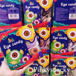 1 hộp 30 viên kẹo dẻo con mắt eye candy funny castle