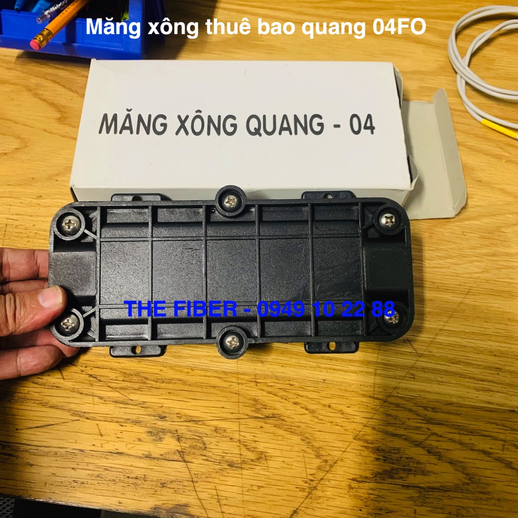 Măng xông thuê bao quang 04FO (Có gioăng cao su chống thầm nước)