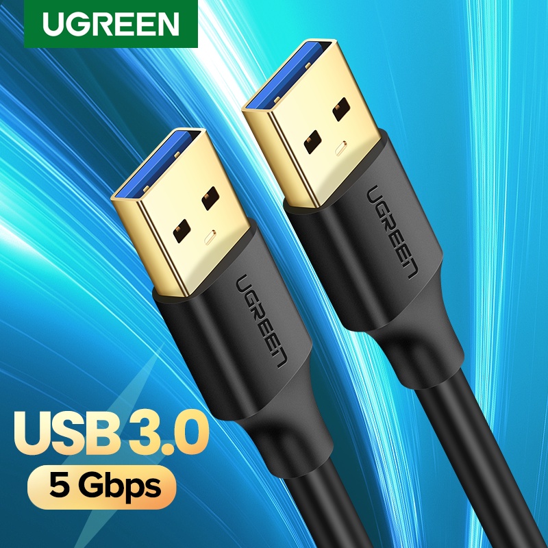 Cáp truyền dữ liệu Ugreen USB 3.0 hai đầu cắm kết nối nhanh chóng chất lượng cao tiện dụng