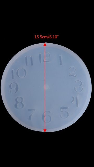 Khuôn silicone làm mặt đồng hồ.