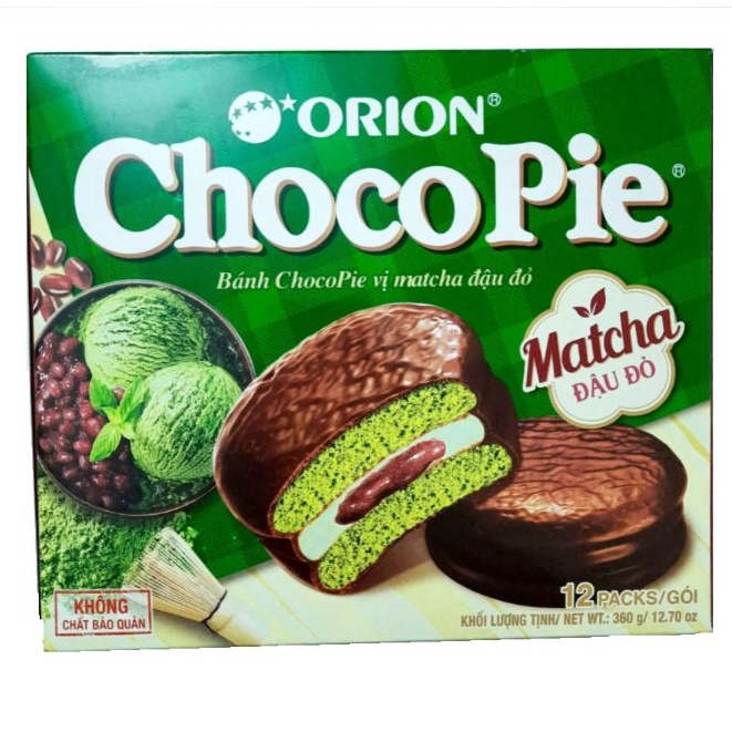 Hộp 12 cái bánh Chocopie 360 - 396g