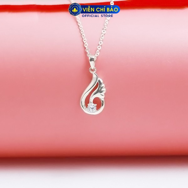 Dây chuyền bạc nữ thiên nga chất liệu bạc 925 thời trang phụ kiện trang sức nữ Viễn Chí Bảo D400799