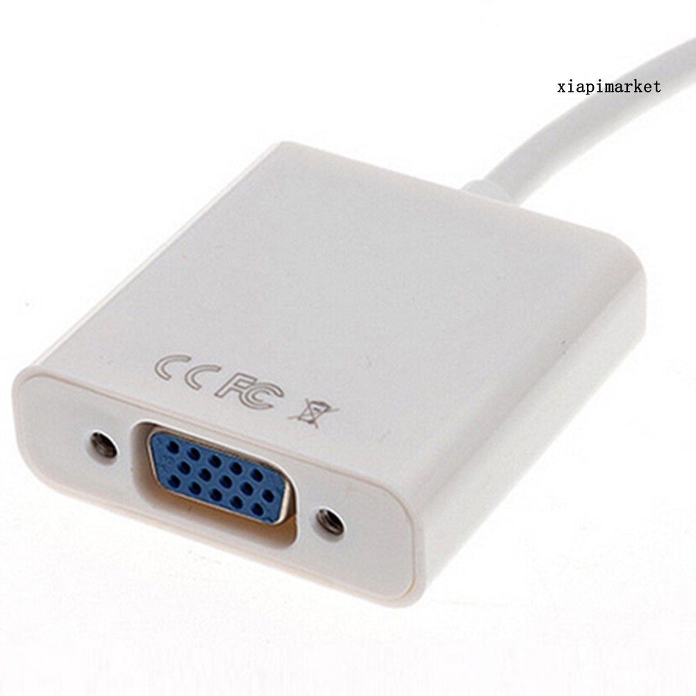 LOP_Mini DisplayPort DP to VGA Converter Cable Cord Adapter for MacBook Pro