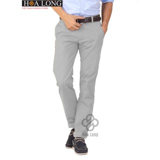 Quần dài Kaki nam - 100% cotton cao cấp (Trắng kem) - HOA LONG