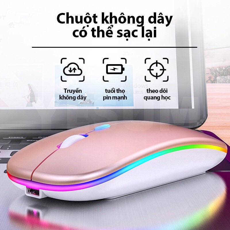 Chuột Không Dây A2 Chính Hãng Không Tiếng Ồn Bảo Hành Lỗi Đổi Mới - PKSMART - PHỤ KIỆN SỐ 9999