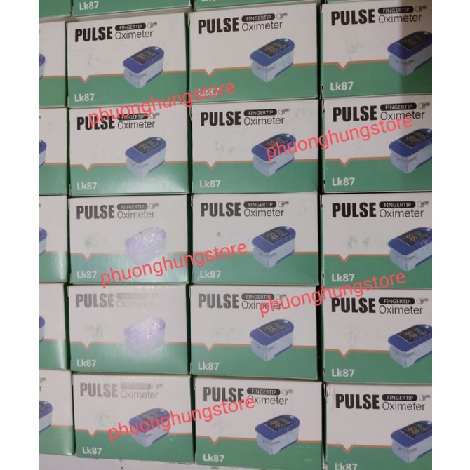 [Chính hãng] [Siêu rẻ] Máy đo nồng độ oxy và đo nhịp tim Pulse Oximeter Lk87