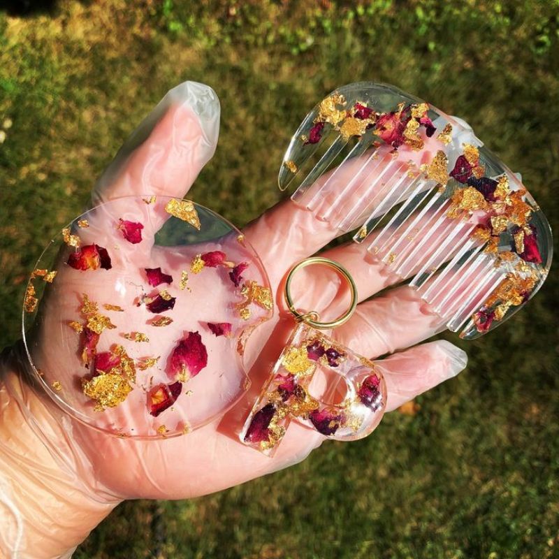 Hoa Khô Rose baby ( nụ hồng baby) dùng trong Resin, nến, tranh hoa khô.