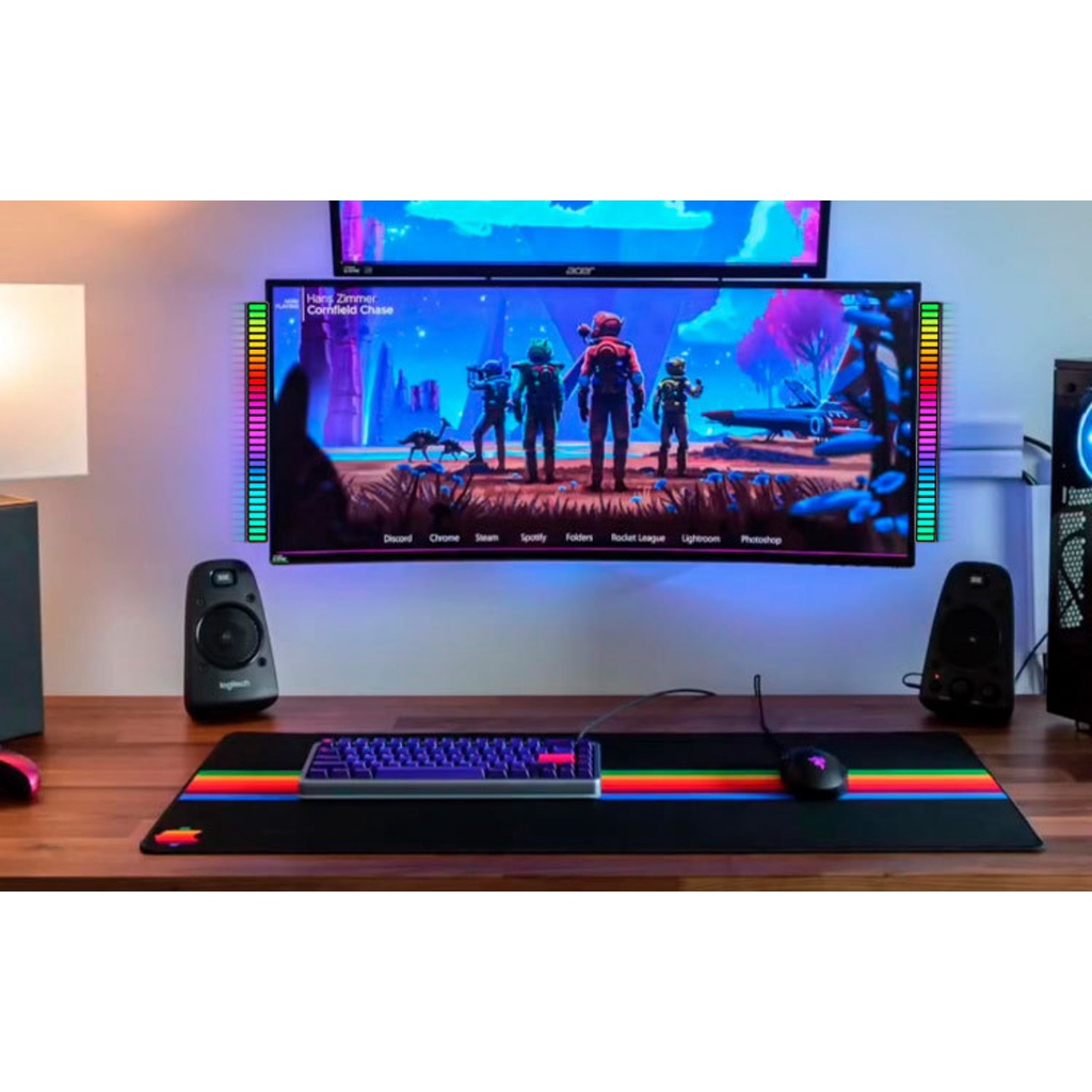Dải Đèn LED RGB Điều Khiển Bằng Âm Thanh Cho Xe Hơi