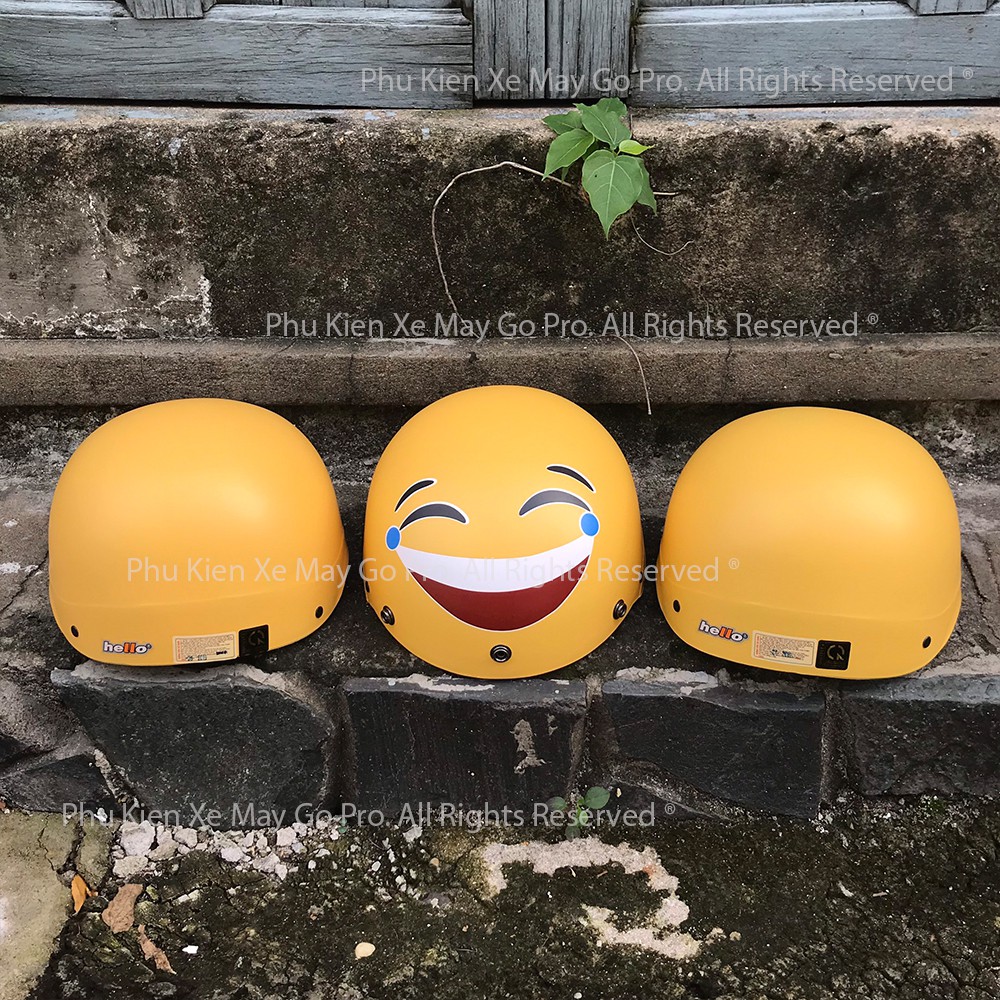 [XẢ HÀNG] Mũ Bảo Hiểm XPRO Emoji Chuẩn Quatest 4