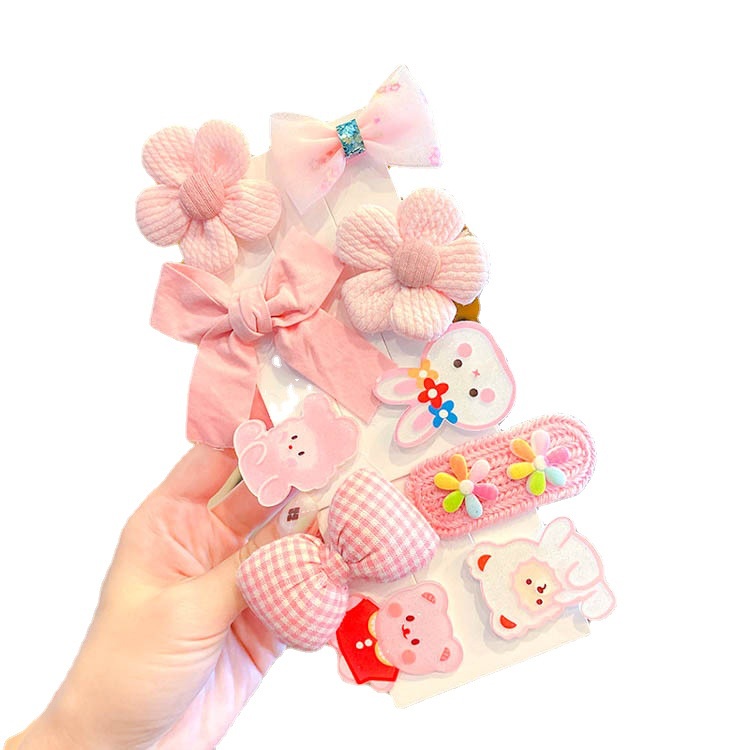 (Bán Buôn Sỉ) Set Kẹp Tóc  Nhiều Hình Kute Cho Bé Gái Dễ Thương