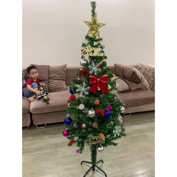 Cây thông Noel 1m5 kèm đủ phụ kiện