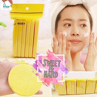 [SIÊU RẺ] Miếng bông mút rửa mặt bọt biển dạng nén nở spa (lẻ 3 miếng)