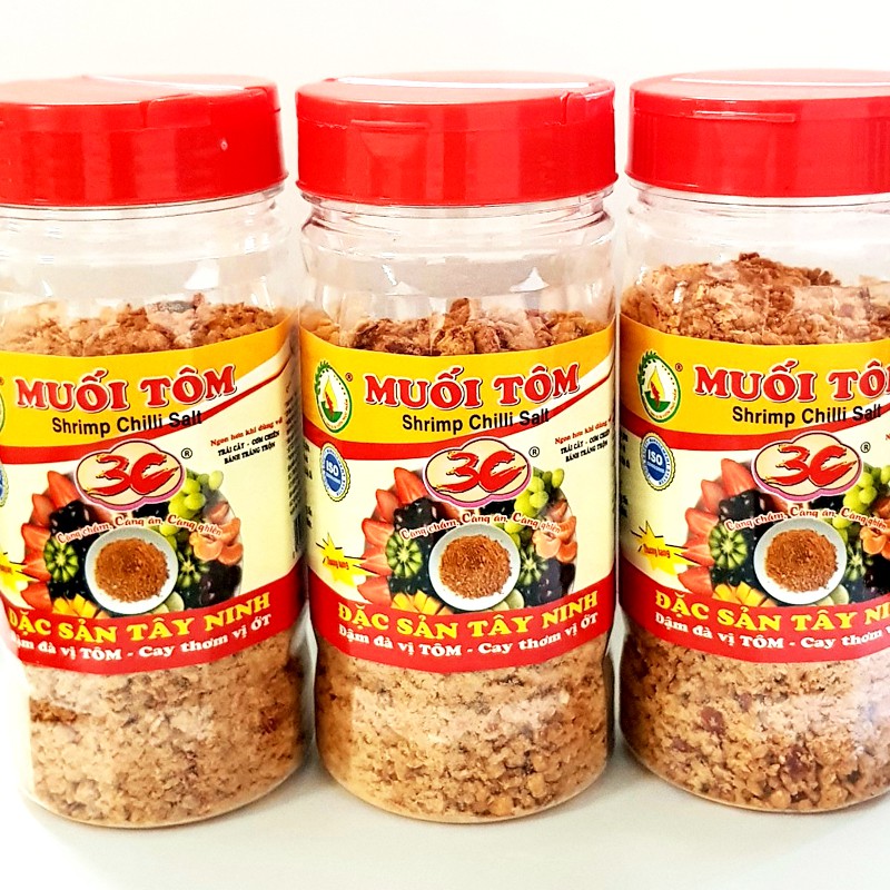 Hủ 150gr muối tôm 3C đặc sản Tây Ninh vừa đủ cho các món trái cây đồ gia vị bán chạy