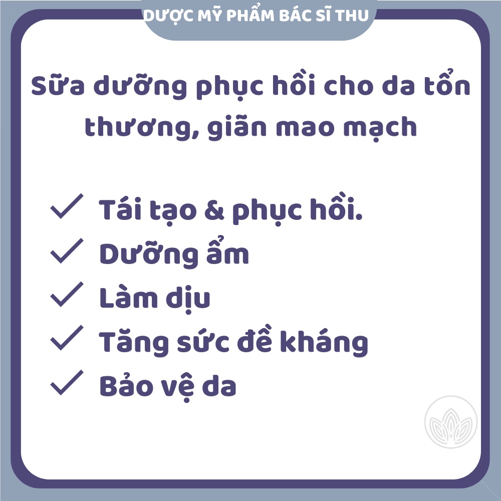 Sữa dưỡng Dermafirm - Ultra Soothing Formula R4  phục hồi cho da giãn mao mạch