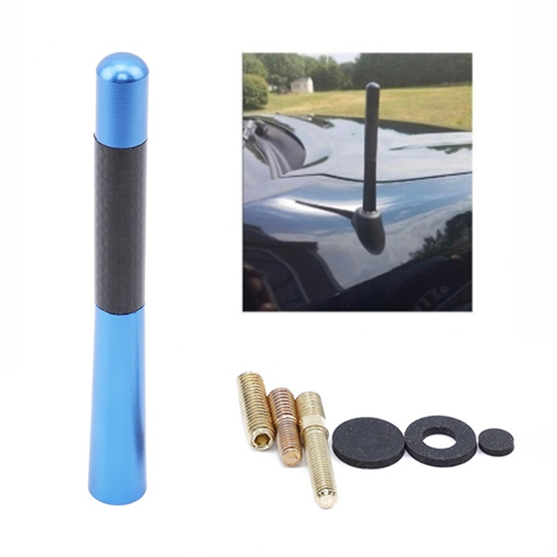 Ăng ten ngắn 12cm bằng sợi carbon cho xe hơi