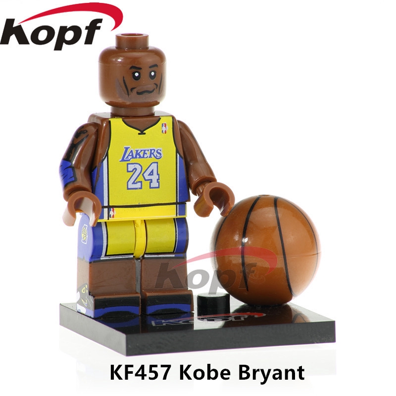 NBA Mô Hình Đồ Chơi Lego Hình Cầu Thủ Bóng Rổ Kobe Bryant