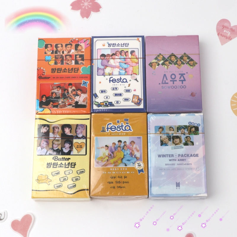 Bộ 54 Ảnh Lomo Card OF THE SOUL 7 BE HD KPOP BTS 2022