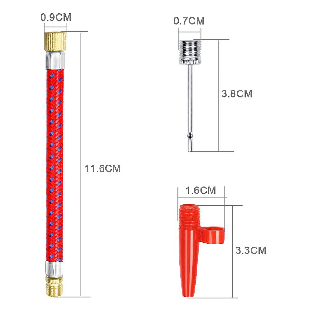 Bộ 20 Dụng Cụ Bơm Bóng Kèm Ống Bơm Và Vòi Chuyển Đổi Cho Đá Banh