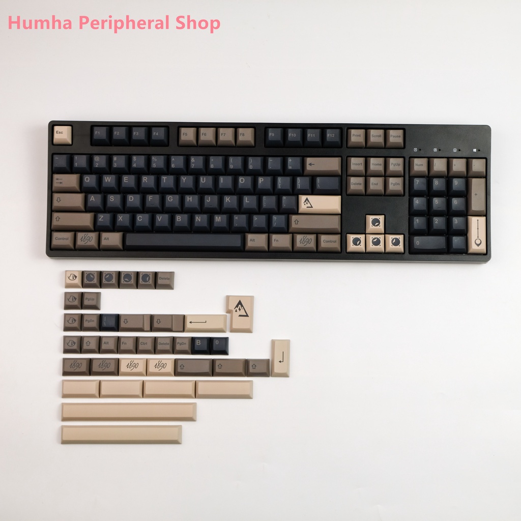 Bàn Phím Cơ Boulder 140 Phím Chất Liệu PBT Nhuộm Màu Độc Đáo