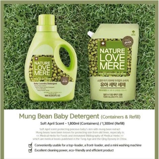 Nước giặt đủ hương hàng nội địa hàn Nature love mere