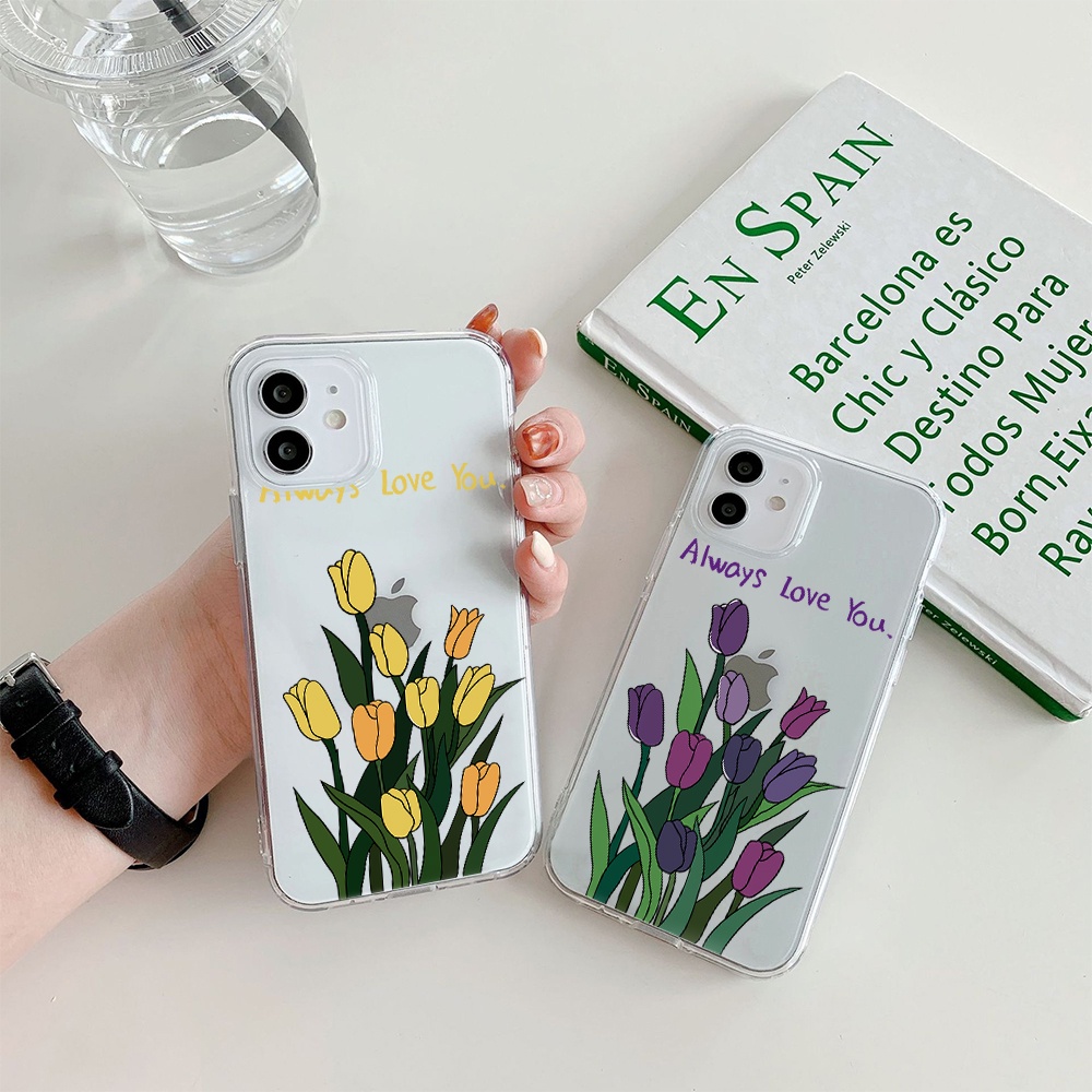 Ốp Điện Thoại Silicon Mềm Trong Suốt Họa Tiết Trái Tim Cho iPhone 11 12 13 Pro max mini XS max x xr 4 5 6 7 8 S PLUS SE 2020