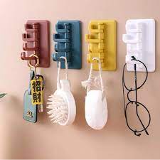 Móc treo đồ dán tường 4 nhánh hình cây thông chìa khóa áo mưa,tiện ích  VS STORE