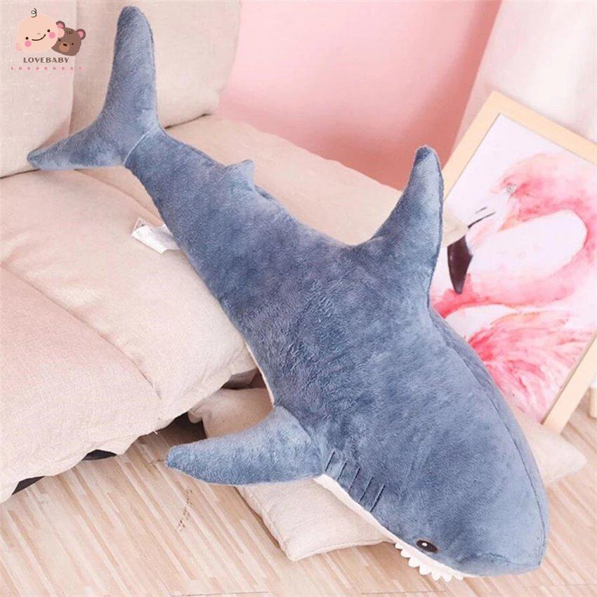 Shark Plush Toys Soft Stuffed Animal Little Shark Pillow PP Cotton Filled