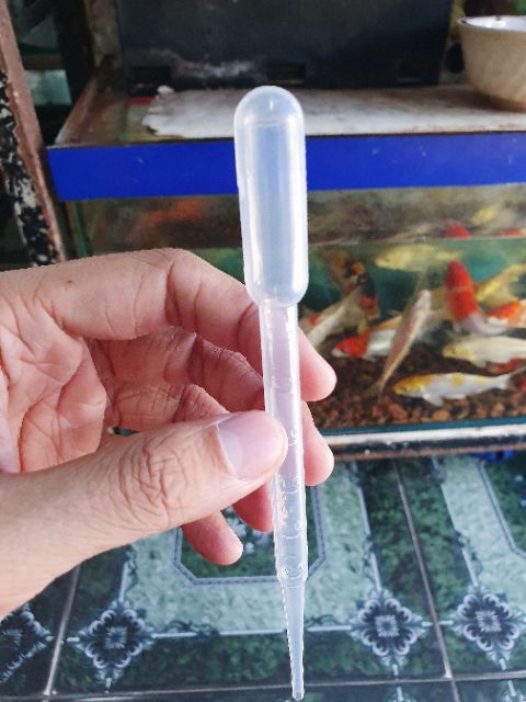 ỐNG BÓP LIỀU LƯỢNG NƯỚC CHO HỒ CÁ NON BỘ