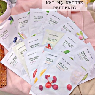Mặt nạ giấy Nature Republic Real Nature Mask Sheet