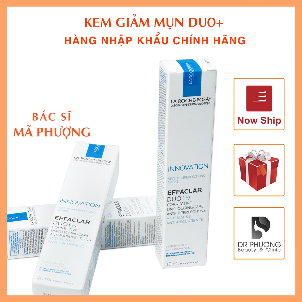 Kem Dưỡng Giảm Mụn Effaclar Duo+ LarochePosay