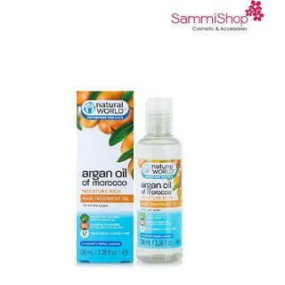 Dầu Dưỡng Tóc Natural World Argan Oil Of Morocco Moisture Rich Hair Treatment Oil