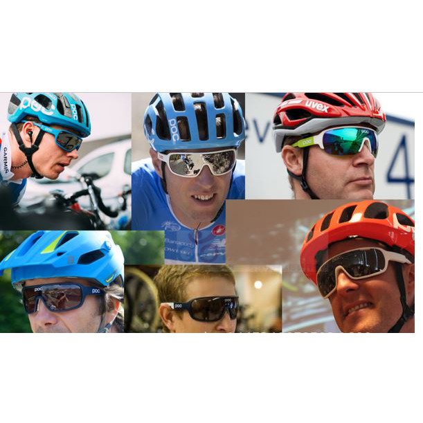 Kính thể thao POC chạy xe kèm theo 4 tròng kính thay thế