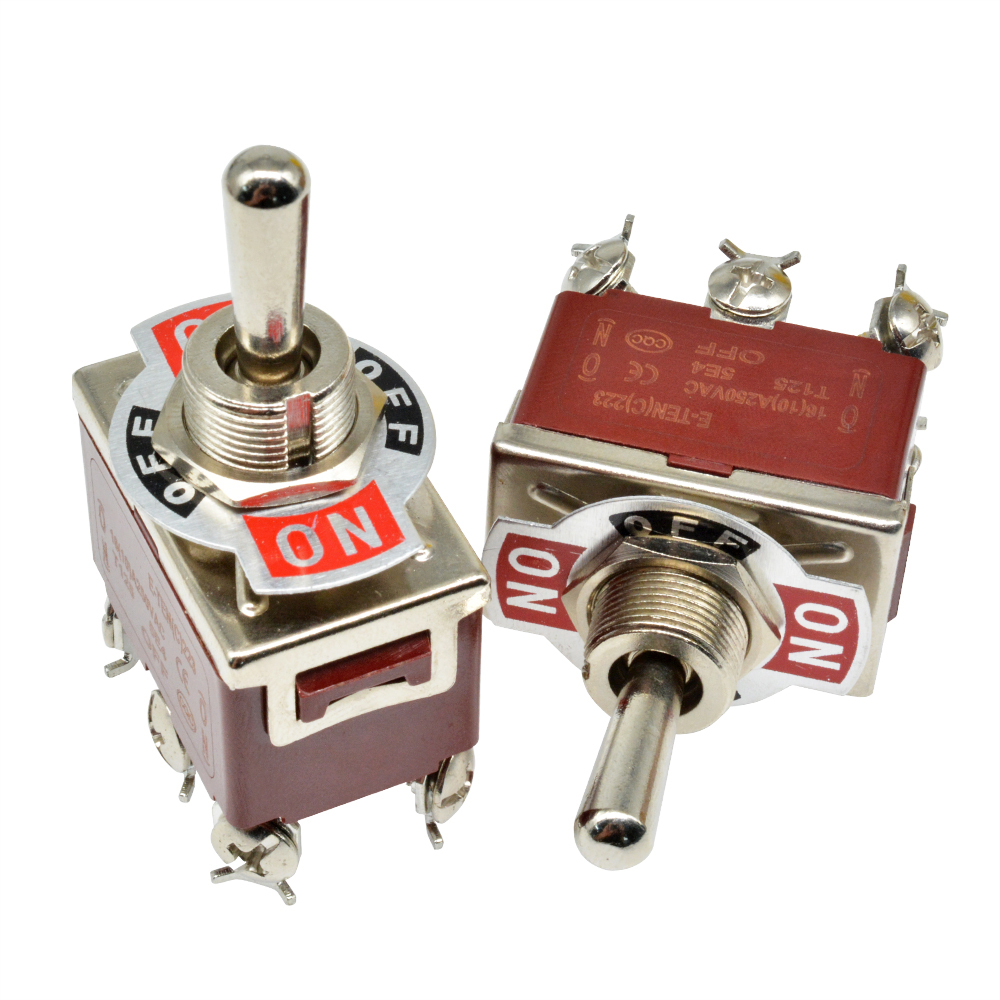 Công Tắc Đòn Bẩy E-Ten 223 31.4x19.7mm 6pin On-Off-On
