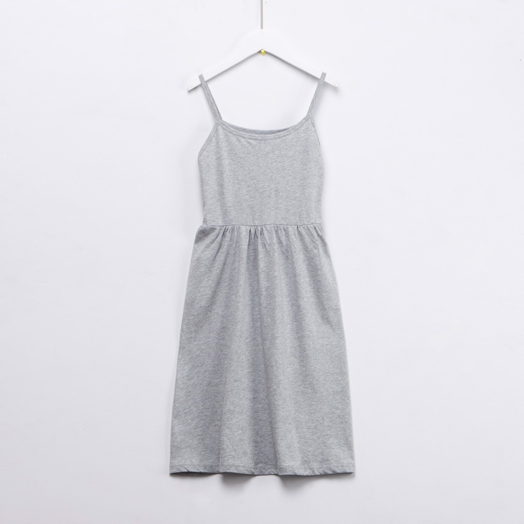 Váy maxi bé gái SAYME váy 2 dây dáng suông cotton mềm mịn thoáng mát GCDR0004-5