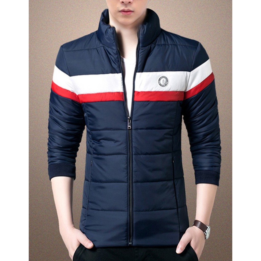 ÁO PHAO NAM CHẦN BÔNG 3 LỚP CAO CẤP AP04-TRẮNG KEM