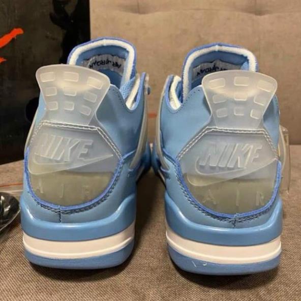 Giày thể thao giày air Jordan 4 off white, Giày Jordan 4 xanh ngọc cực hot 2021 nam nữ Full Box Bill