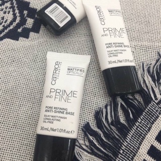 Kem lót catrice prime and fine pore refining anti shine base