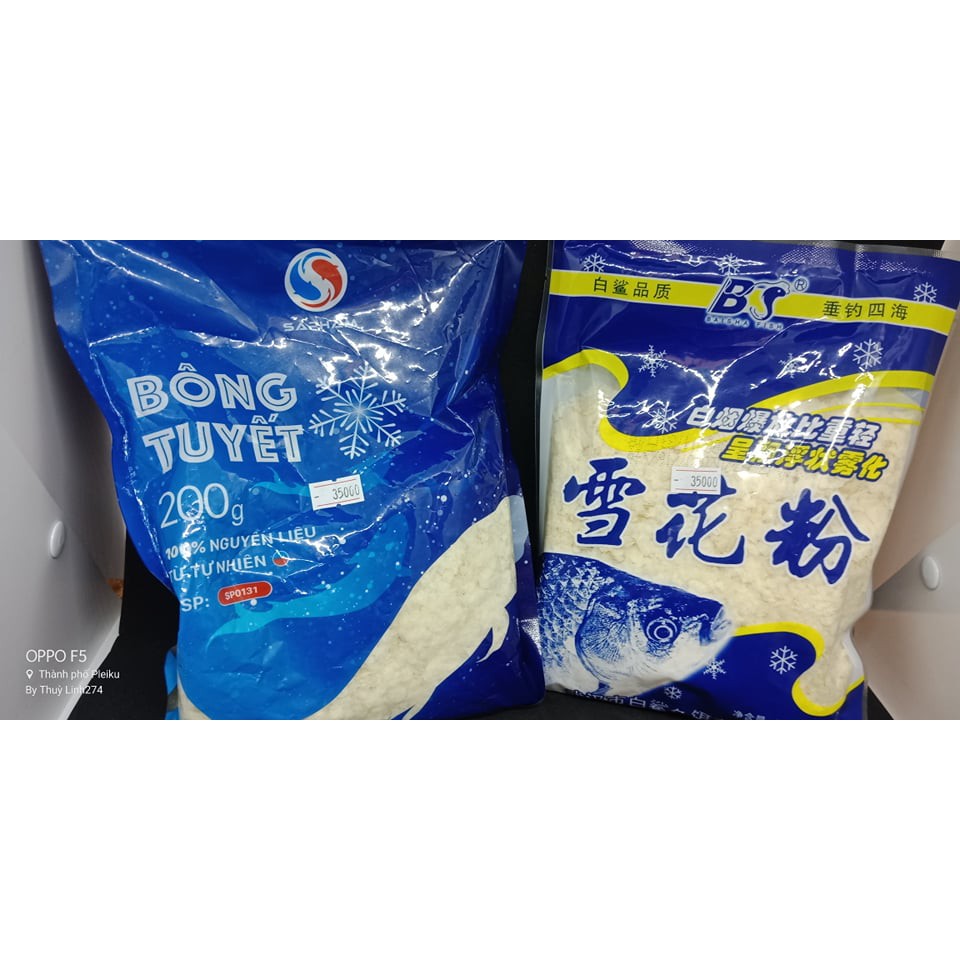 BÔNG TUYẾT  XỐP 200gram câu đài