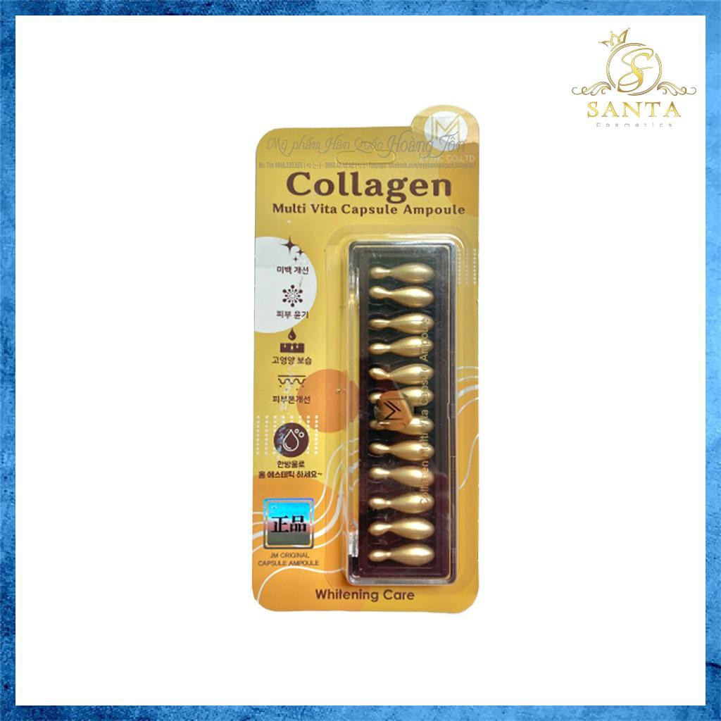 [AUTH] Viên Collagen tươi Ammud Multi Vita Ampoule Hàn Quốc vỉ 12 viên