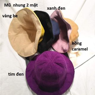 Mũ nón bucket 2 mặt các loại