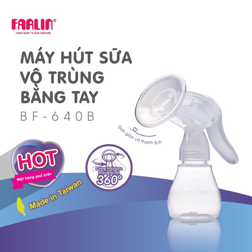 Máy hút sữa bằng tay Farlin BF-640B