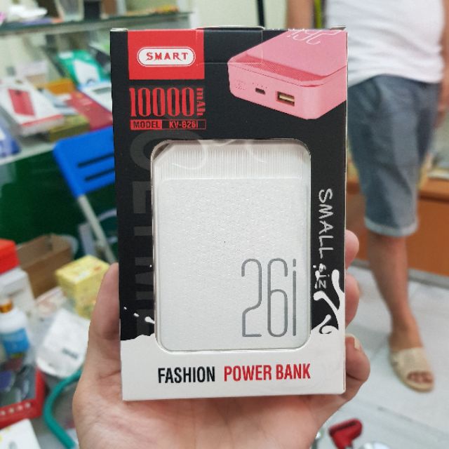 Sạc dự phòng mini 10000mah B26i chính hãng