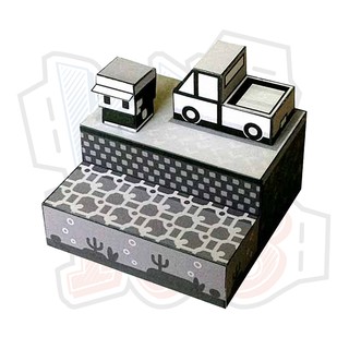 Mô hình giấy Đồ chơi Tôi và chiếc xe của tôi