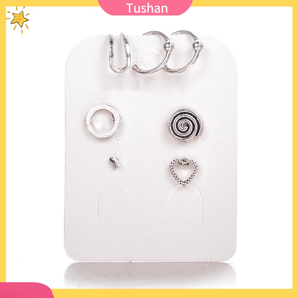 Set 7 khuyên tai phong cách Bohemian cổ điển dành cho nữ