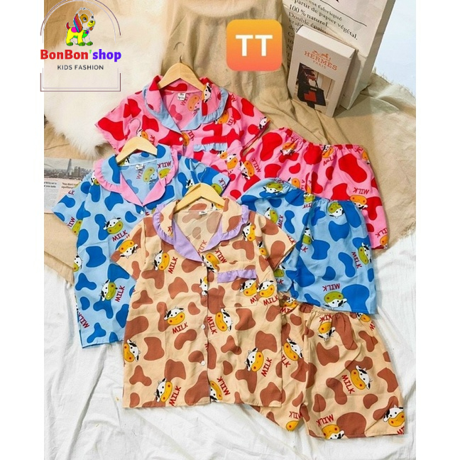 BỘ PIZAMA CHO BÉ GÁI XINH SẮN DỄ THƯƠNG GIÁ RỂ NHẤT