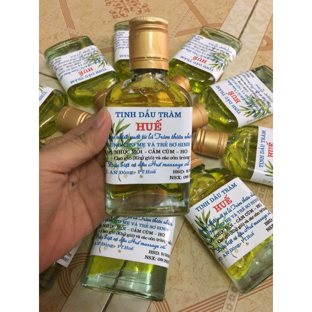 Tinh dầu tràm Huế nguyên chất chai tròn 100ml